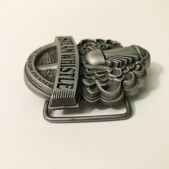 Steam Whistle Belt Buckle Metal Pilsner Beer Buckle - Picture 8 of 12